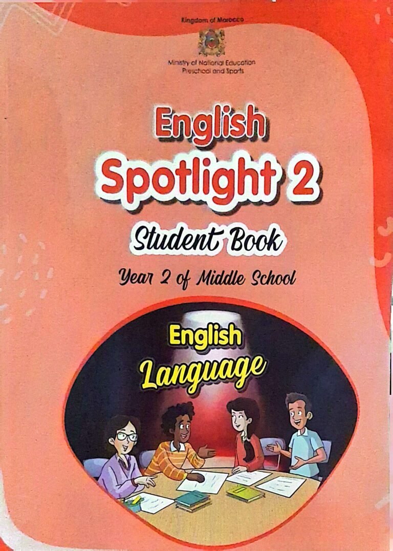 moroccan english textbooks English spotlight 2 student book free pdf download year 2 of middle school