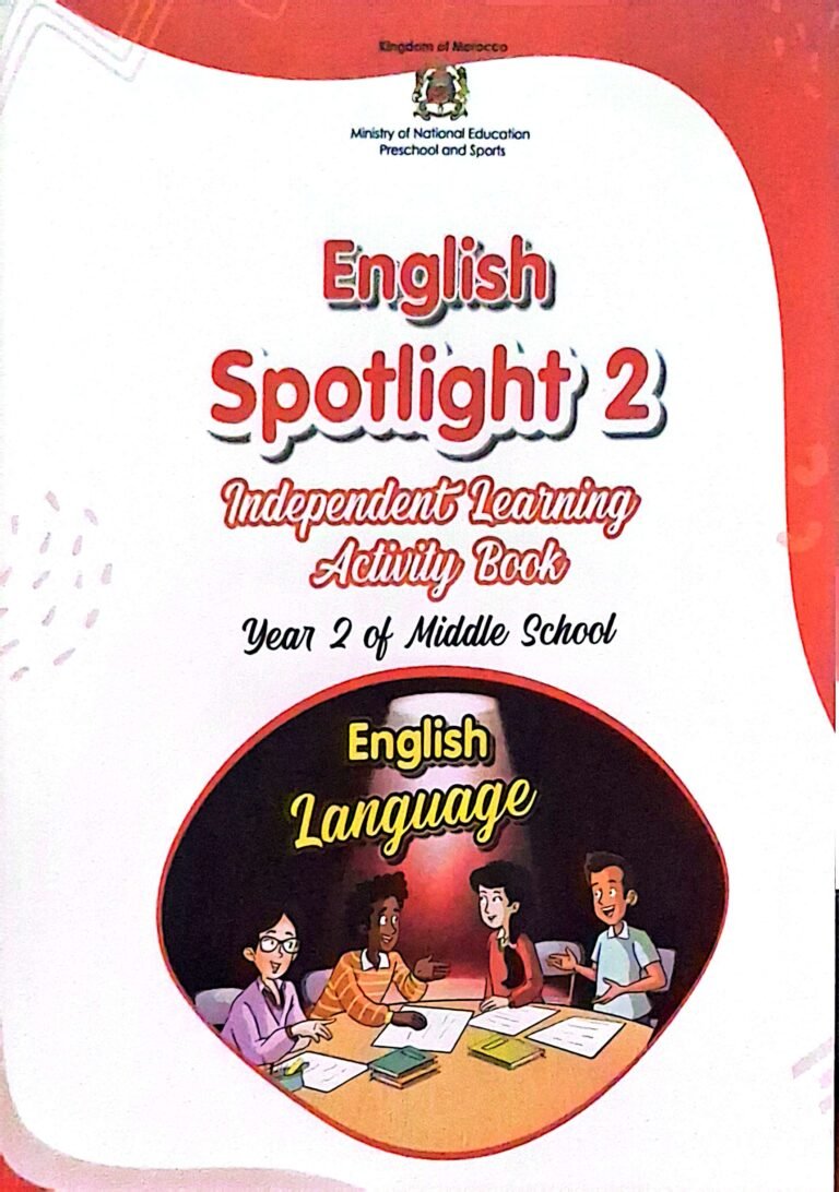 moroccan english textbooks English spotlight 2 activity book free pdf download year 2 of middle school