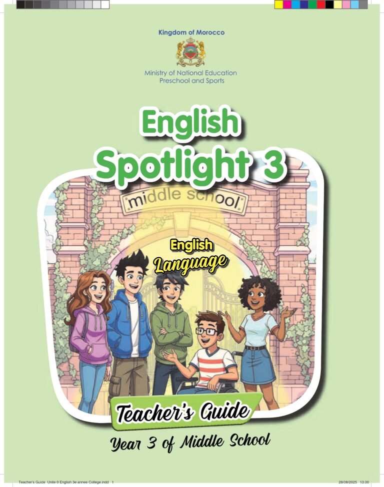 grade 9 english spotlight 3 teacher's book year 3 of middle school