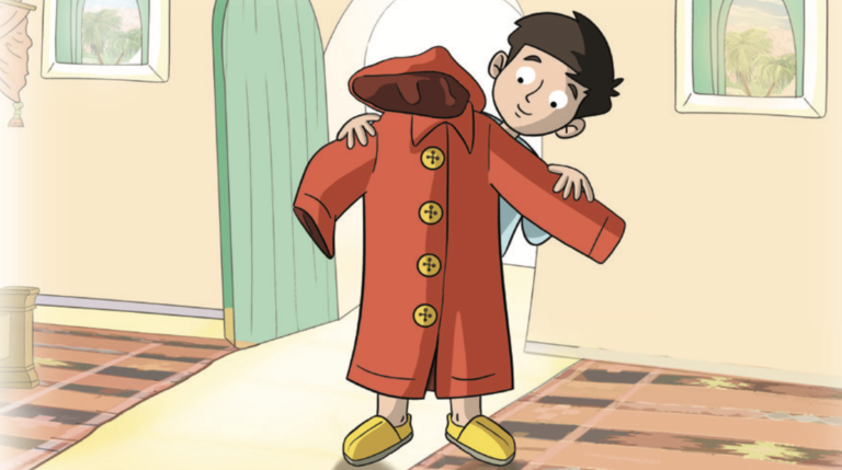 The red raincoat story spotlight 1 unit 1 DEAR listening and reading
