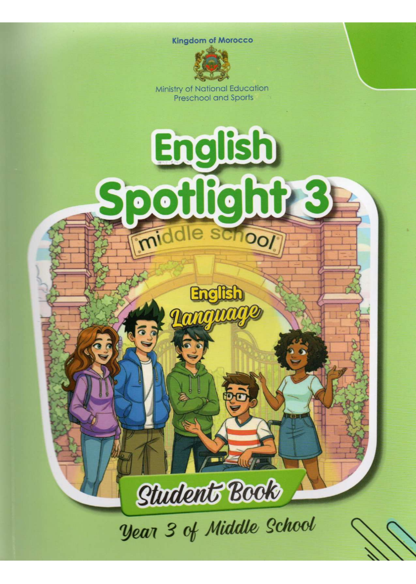 Spotlight 3 Student book for year 3 of middle school