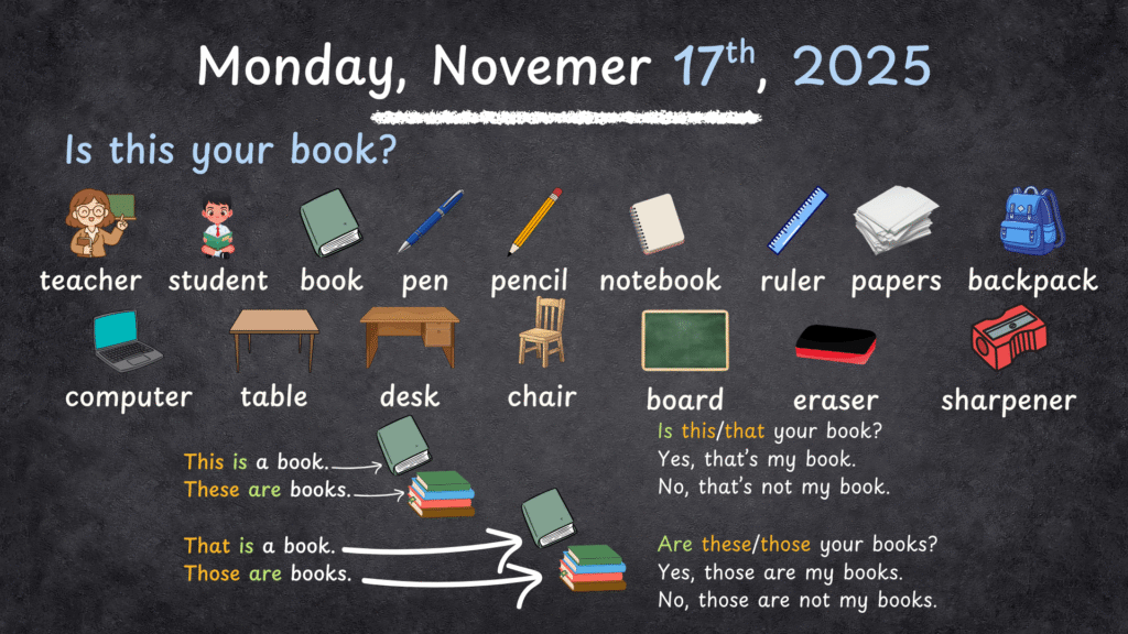 spotlight 1 unit 2 lesson 1 classroom objects