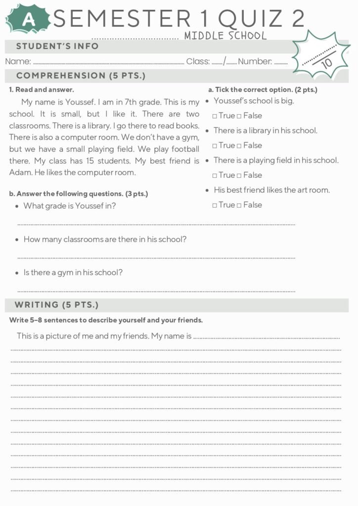 thumbnail of Spotlight 1 Quiz 2